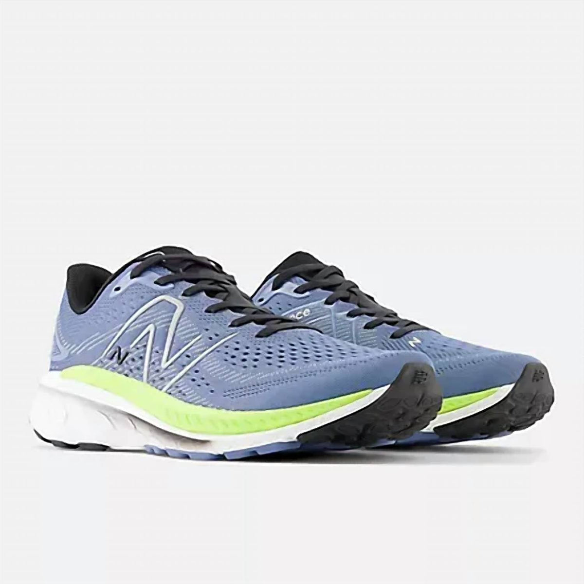 Tenis para correr de hombre color azul y verde