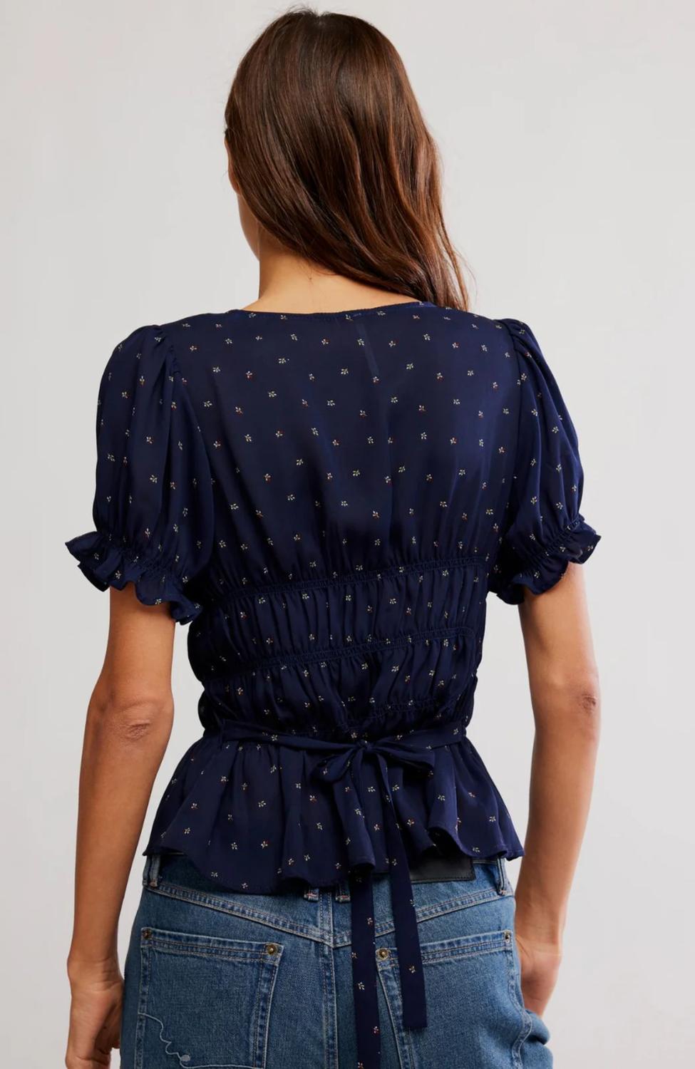 Blusa de manga corta