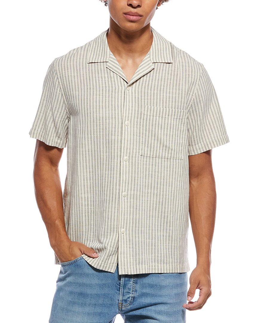 Camisa de mezcla de lino