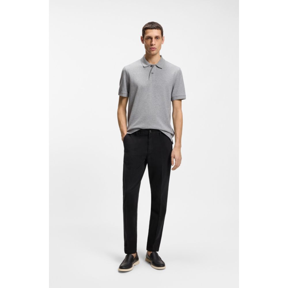 Pantalón de algodón de corte ajustado