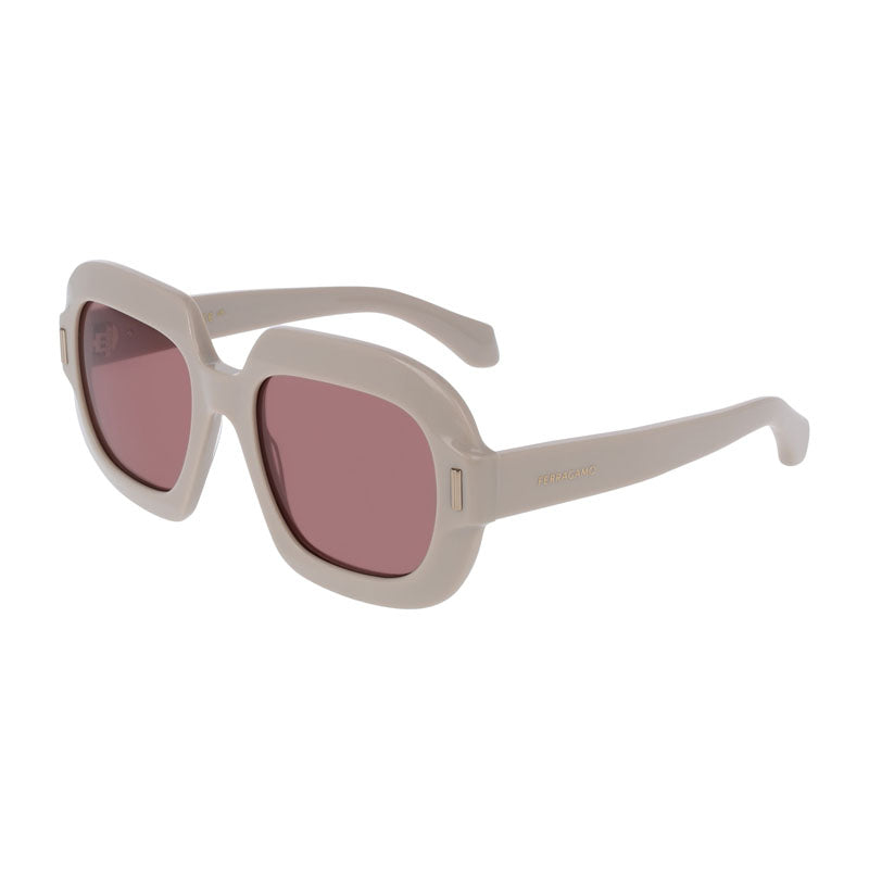 Gafas color beige y vinotinto