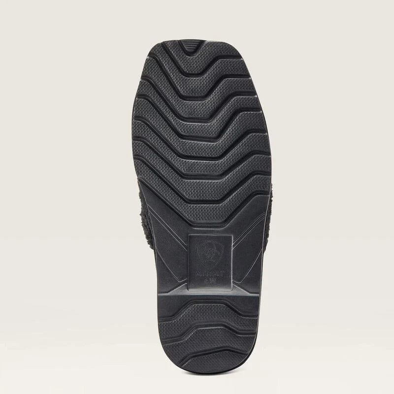 Pantuflas de mujer sin cordones color negro