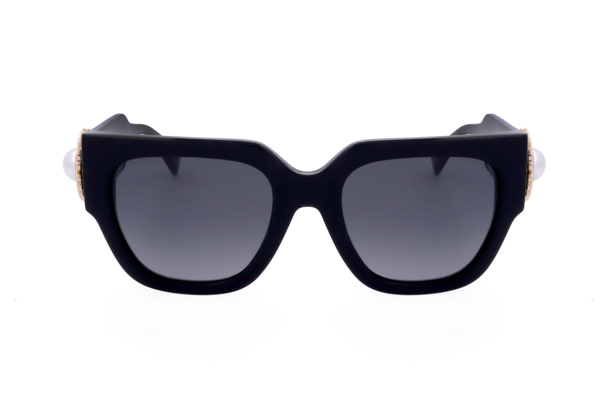 Gafas color gris oscuro y negro