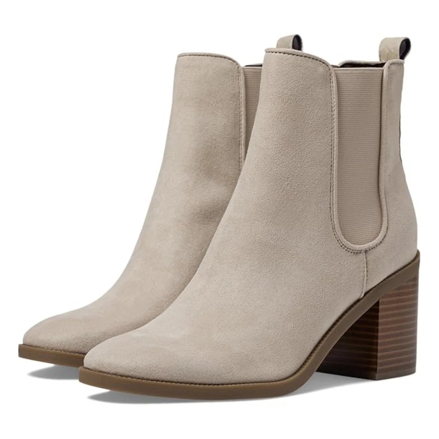 Botines de mujer de gamuza color gris