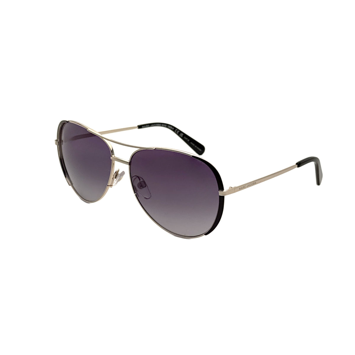 Gafas de sol de mujer 59 mm color negro y dorado