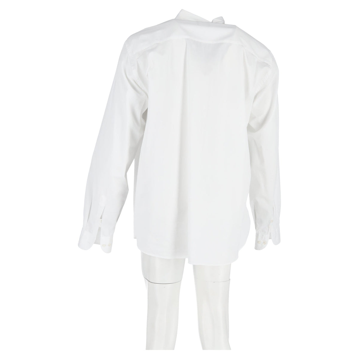 Camisa de algodón color blanco