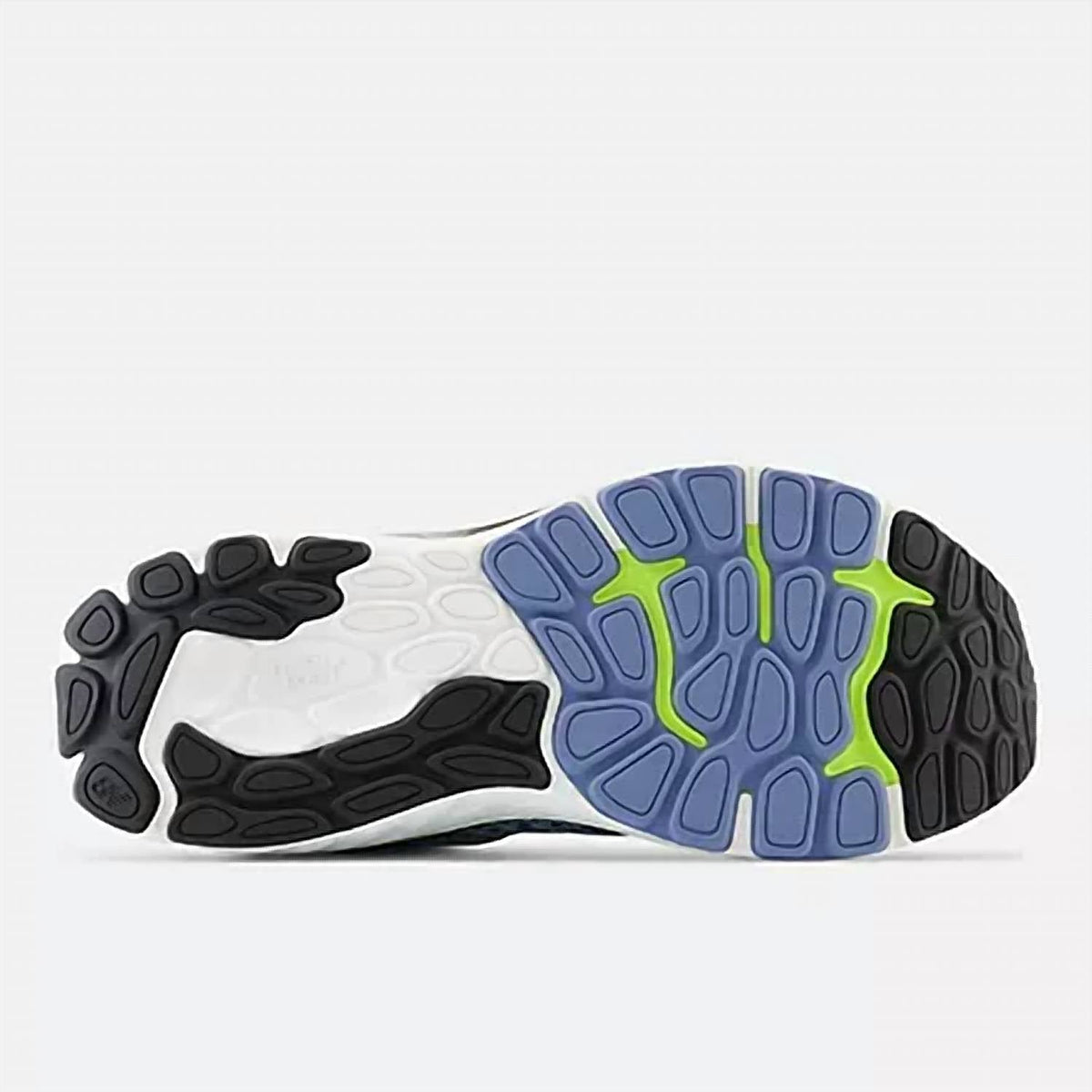 Tenis para correr de hombre color azul y verde