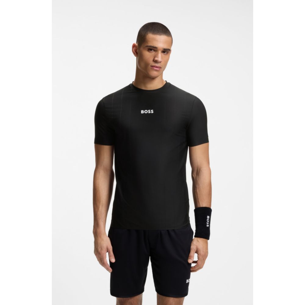 Camiseta de corte ajustado a rayas