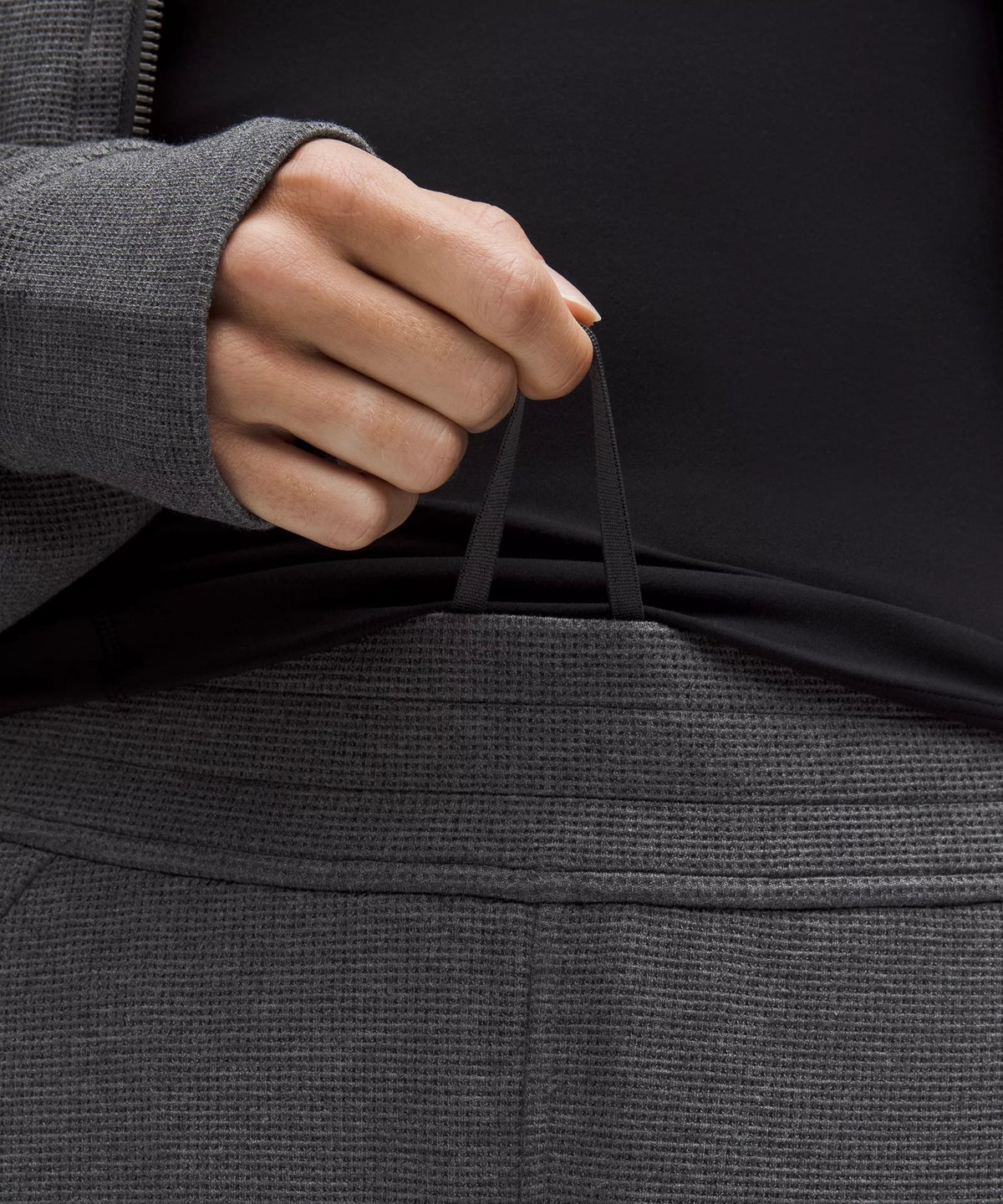 Pantalón de pierna ancha de tiro medio