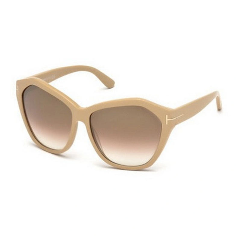 Gafas color café y rosado y nude
