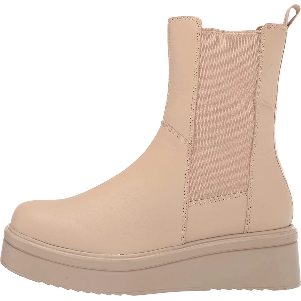 Botas de cuero con plataforma