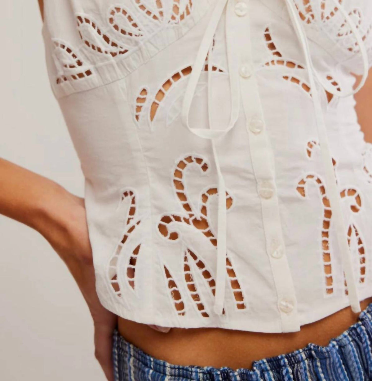 Camiseta sin mangas color blanco