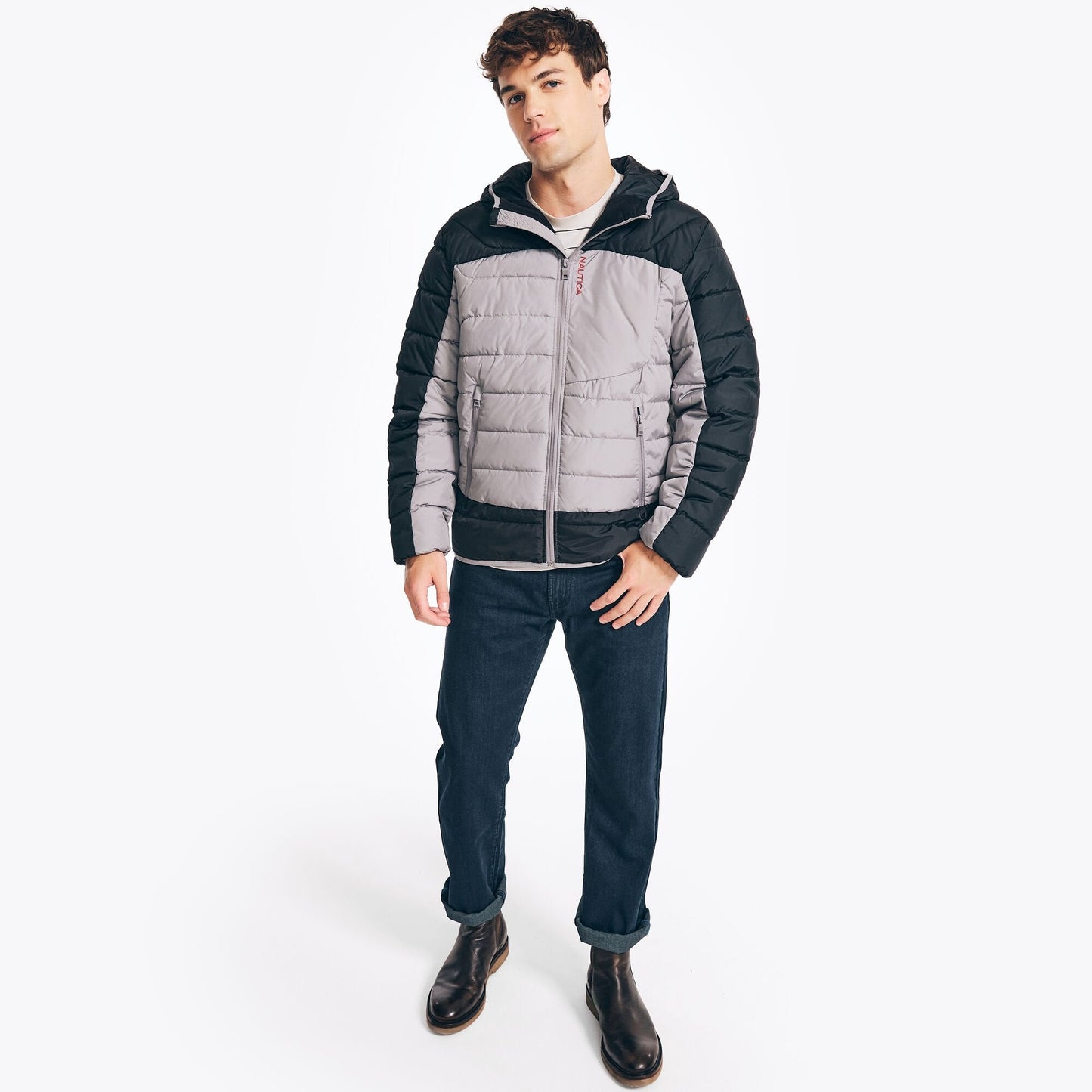 Chaqueta acolchada de hombre