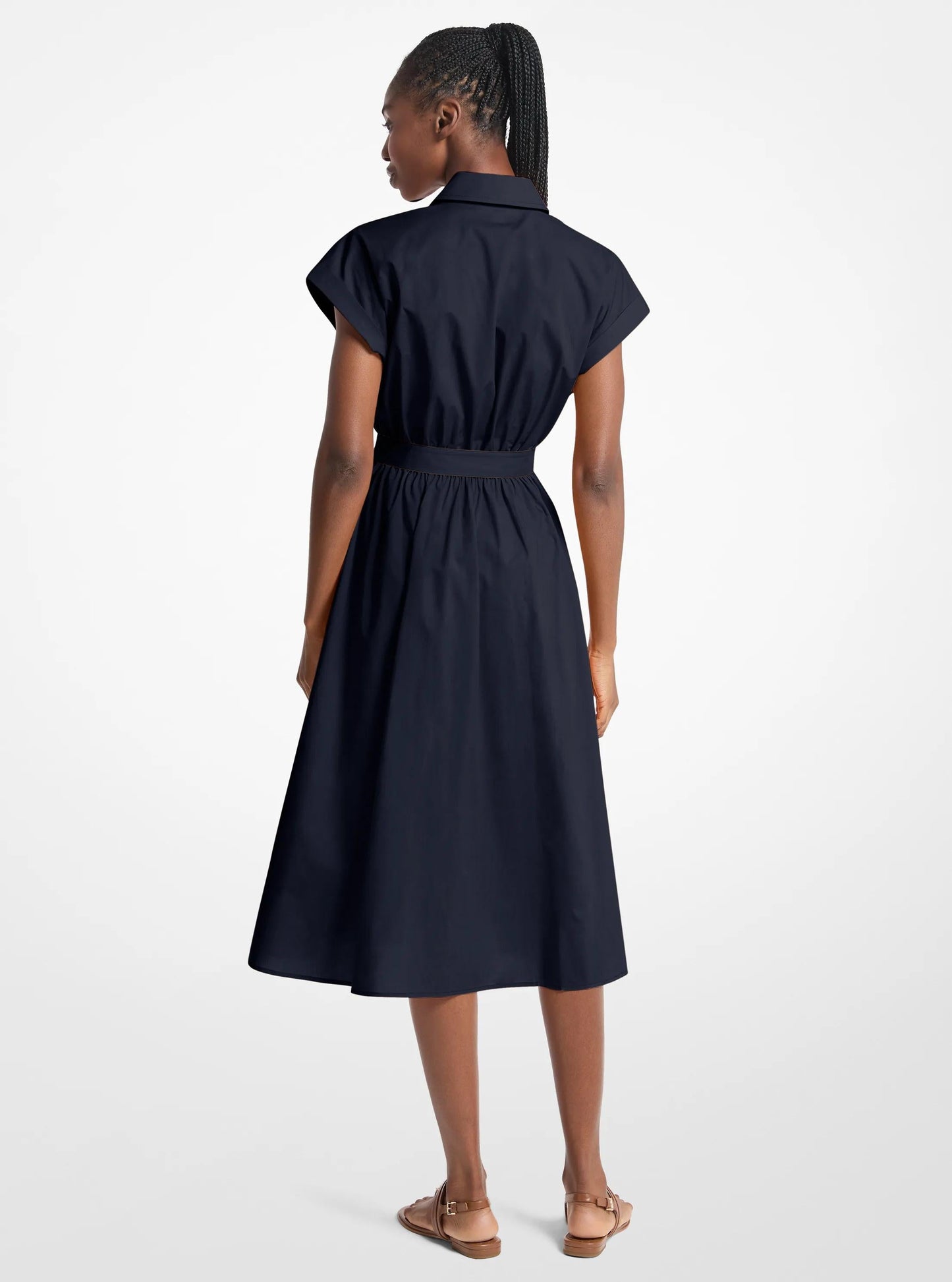 Vestido de algodón midi