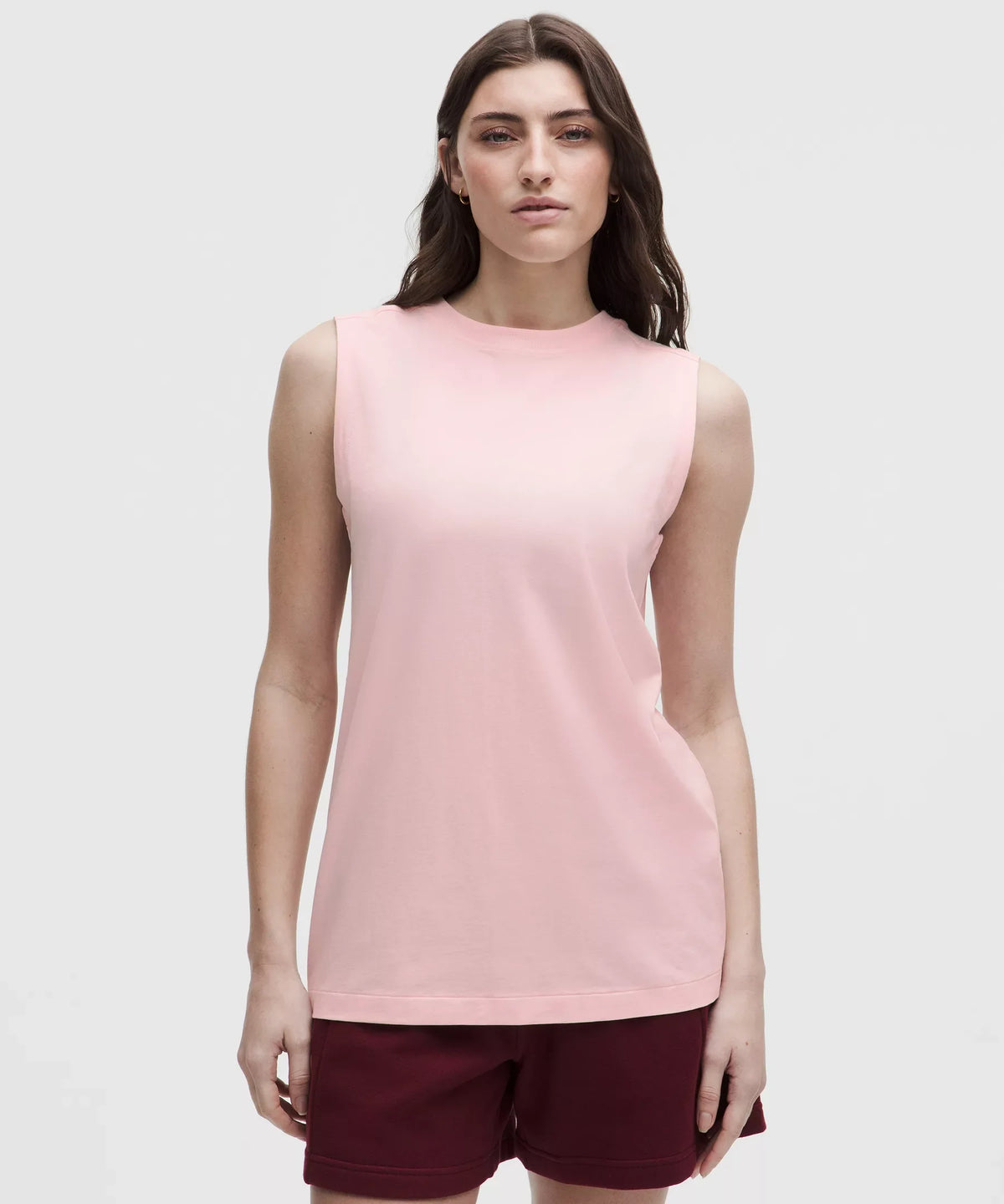 Camiseta sin mangas de algodón