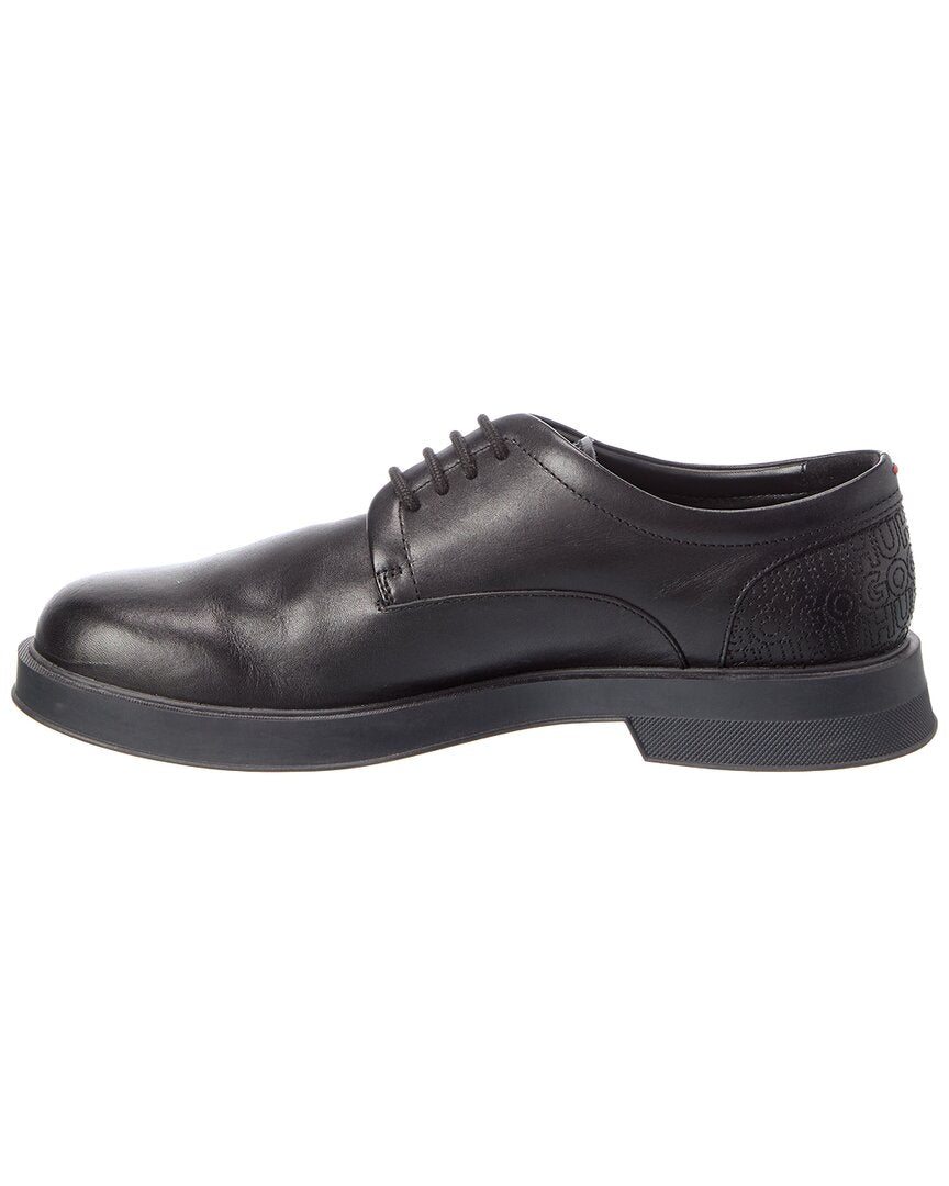 Zapatos de cordones de cuero
