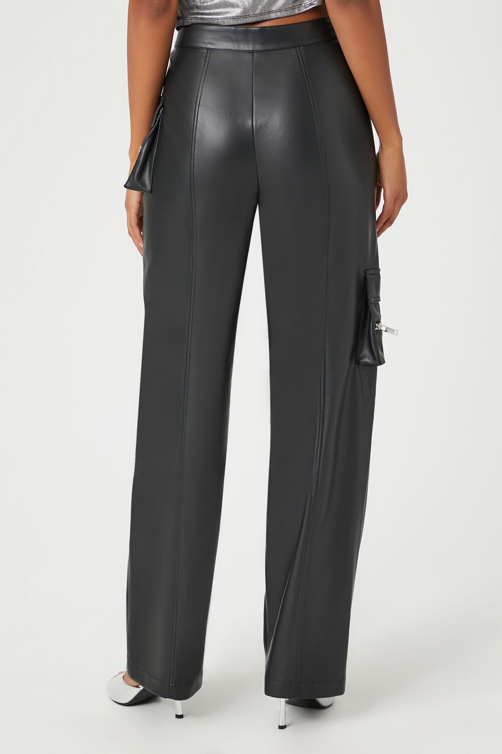 Pantalón de efecto cuero