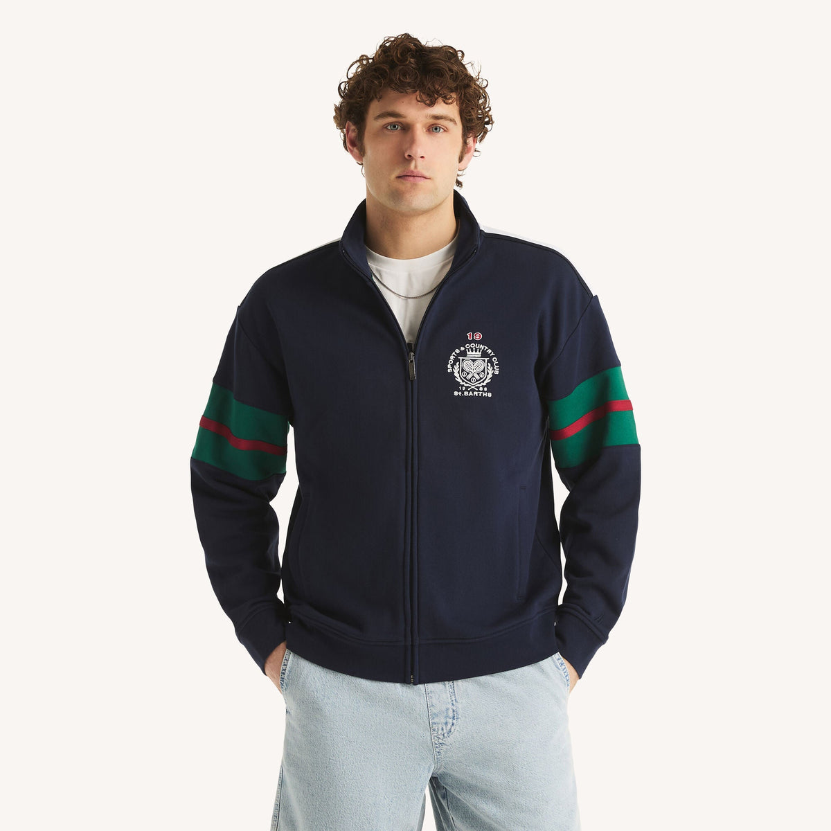 Buzo de hombre con cuello alto