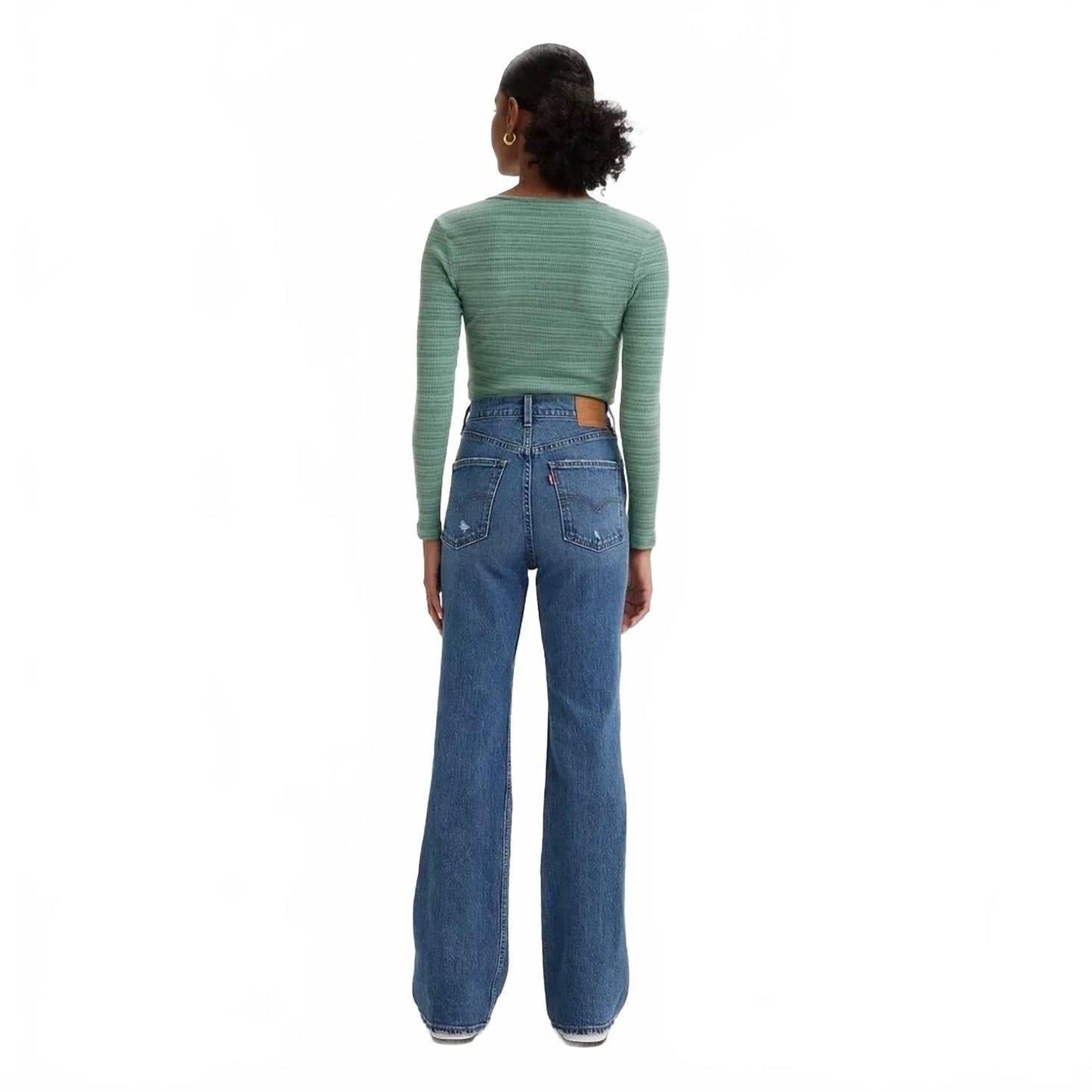 Jean color azul