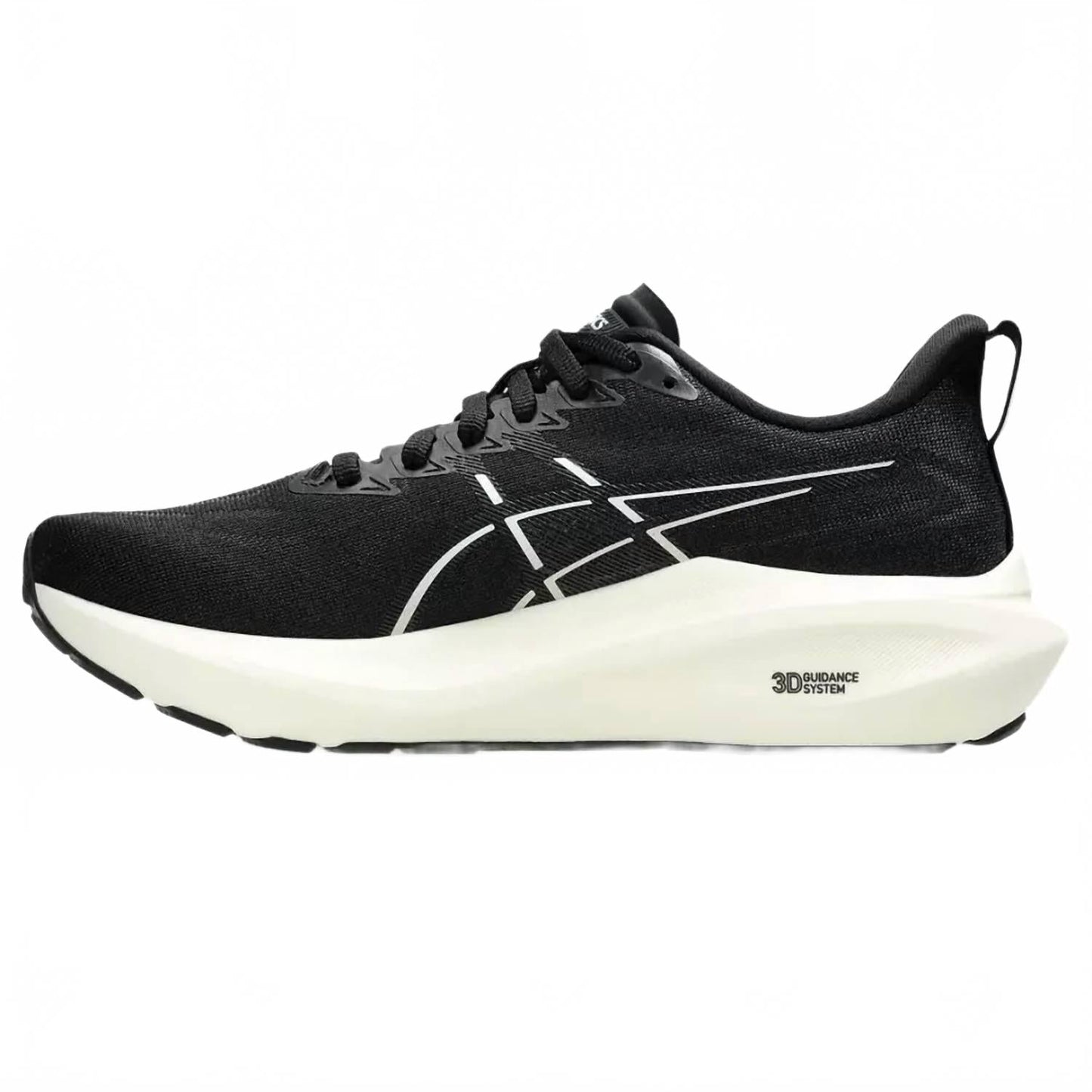 Tenis para correr de mujer color negro y blanco