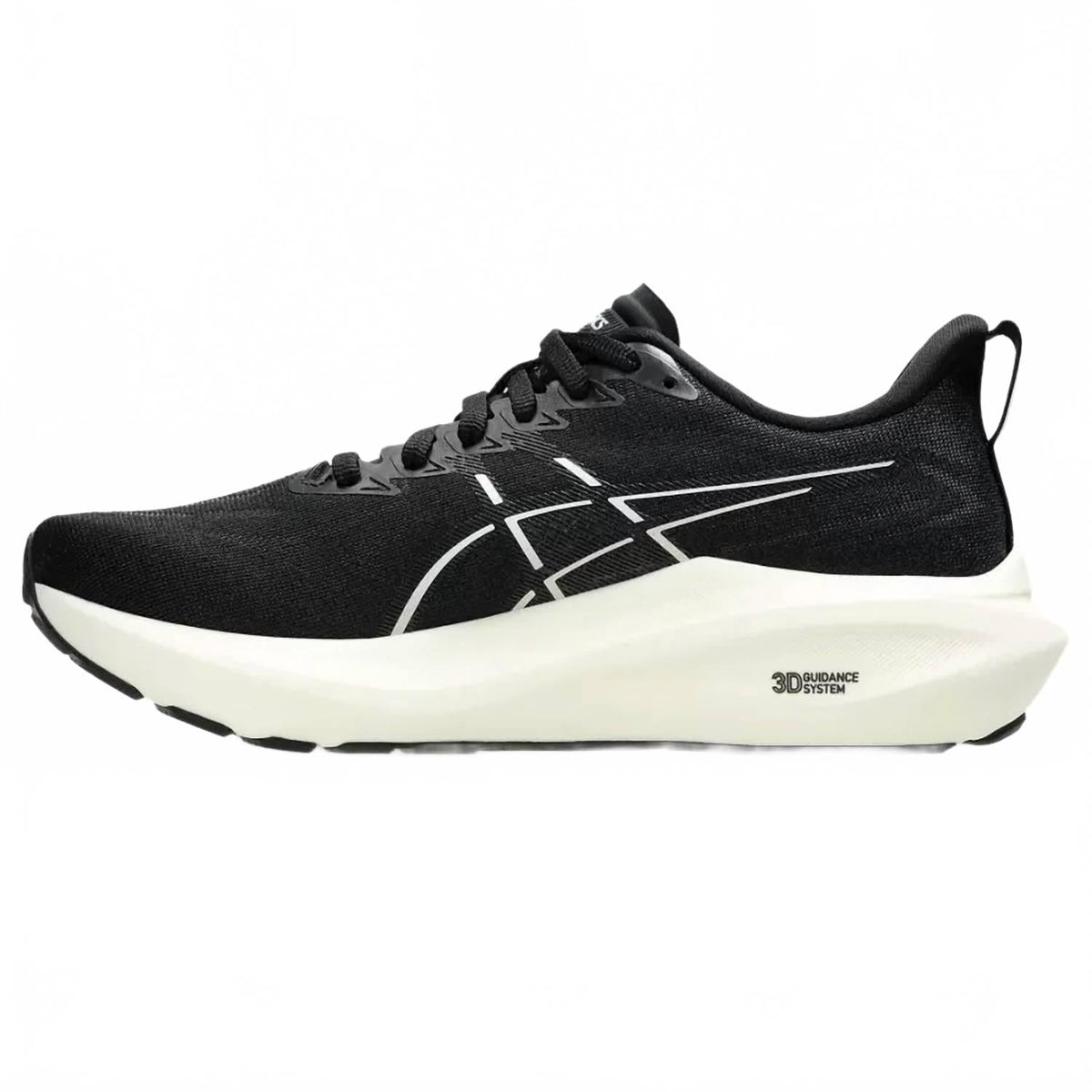 Tenis para correr de mujer color negro y blanco