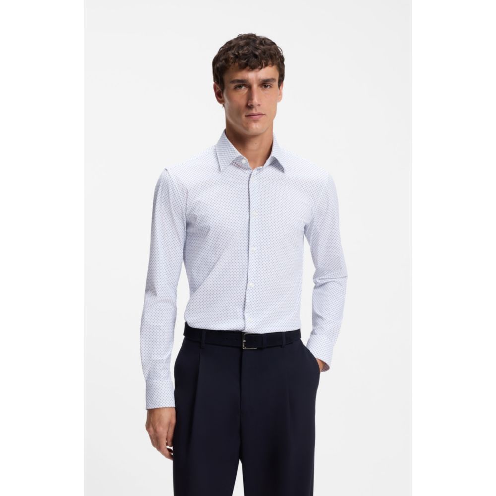 Camisa de corte ajustado con estampado