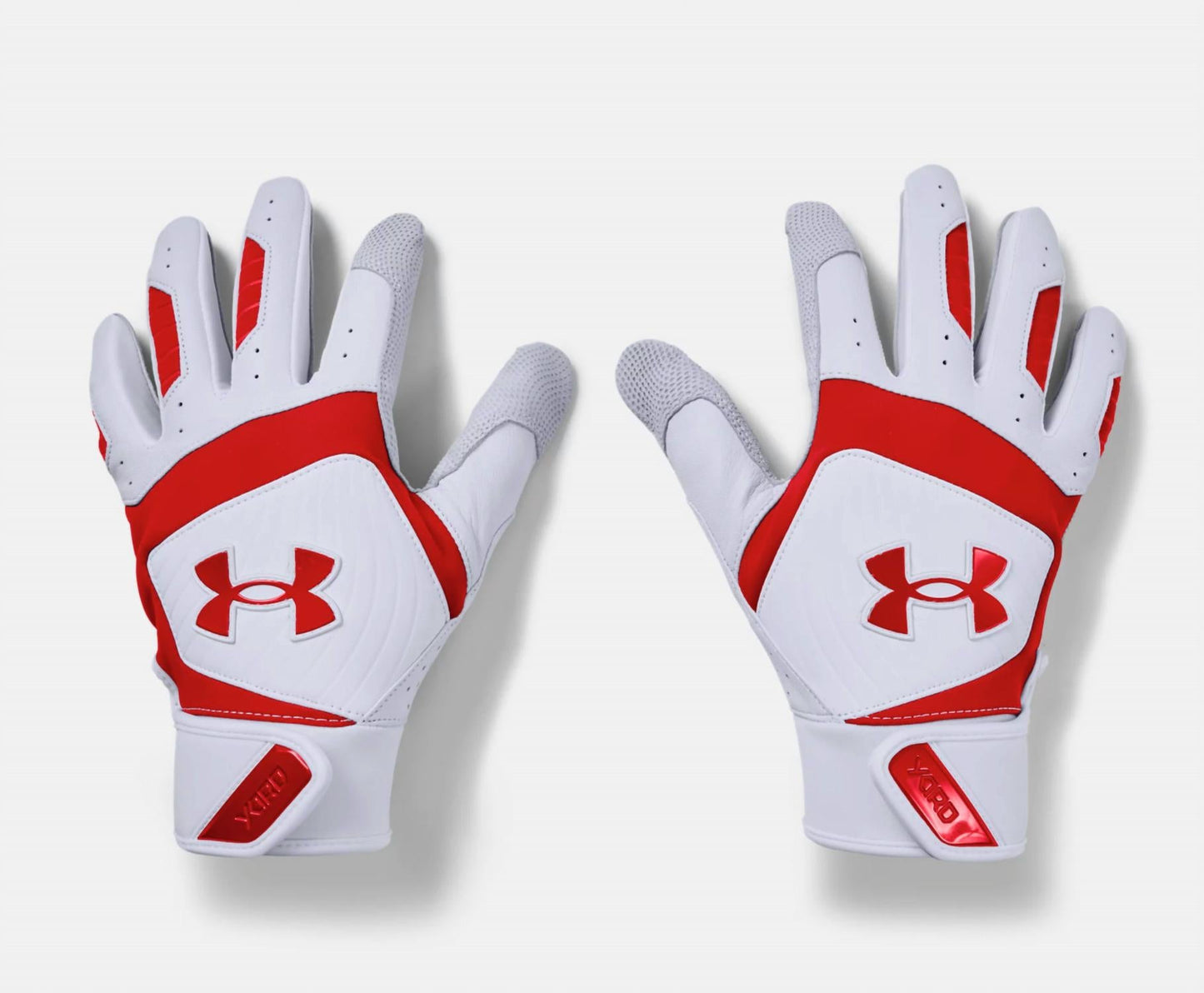 Guantes de hombre color blanco y rojo