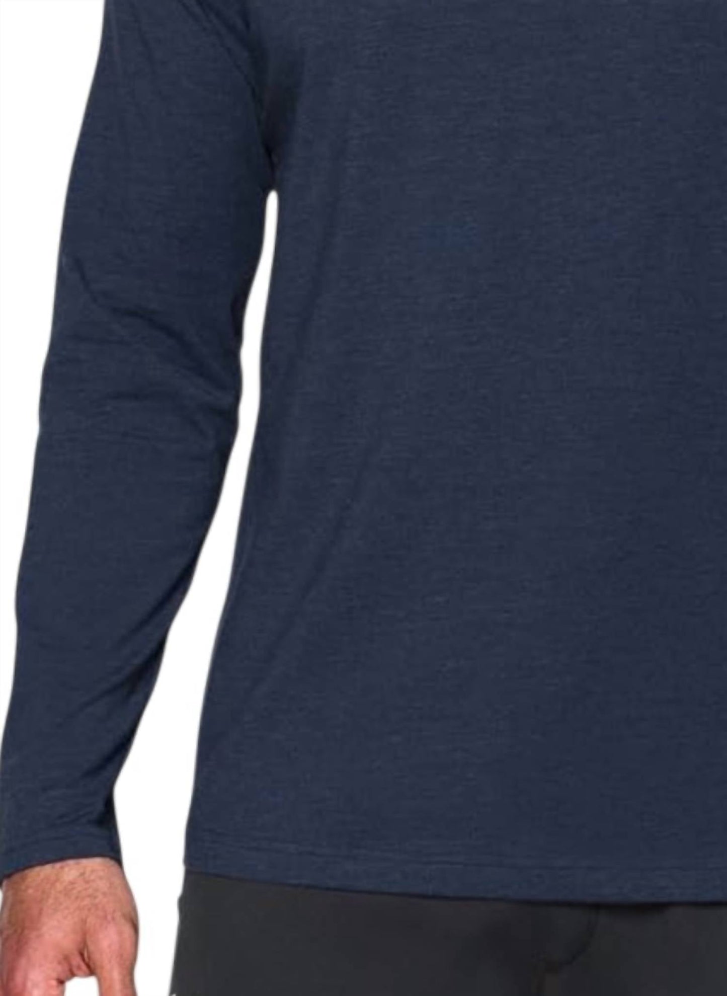 Camiseta de hombre de manga larga color azul marino