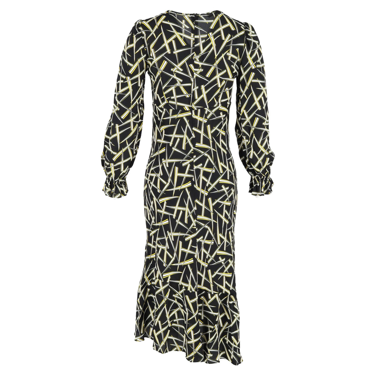 Vestido midi con estampado multicolor