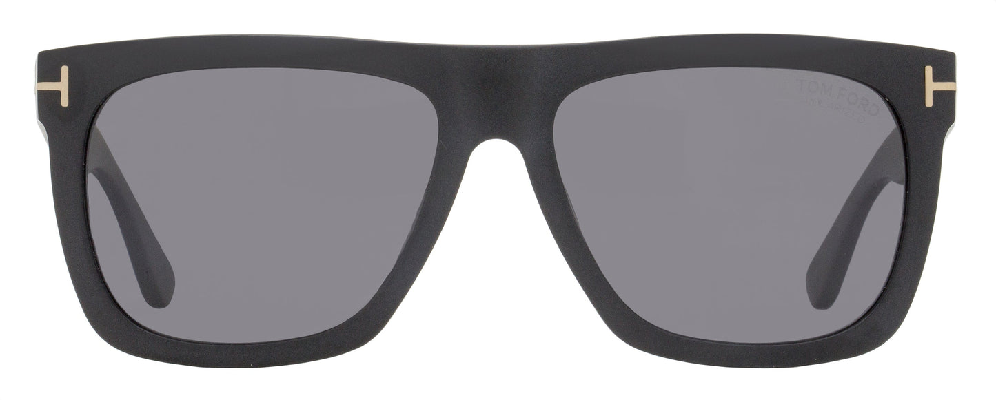 Gafas de sol unisex 57 mm con lentes polarizados color negro