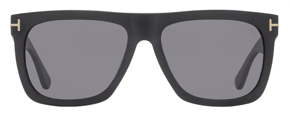Gafas de sol unisex 57 mm con lentes polarizados color negro