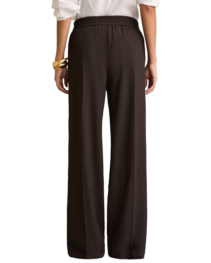 Pantalón de pierna ancha a rayas