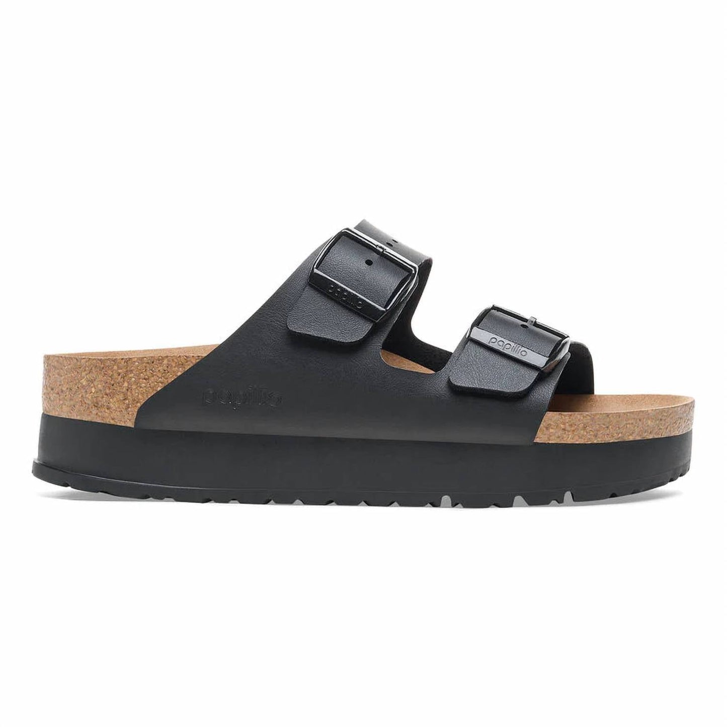 Sandalias unisex con plataforma color negro