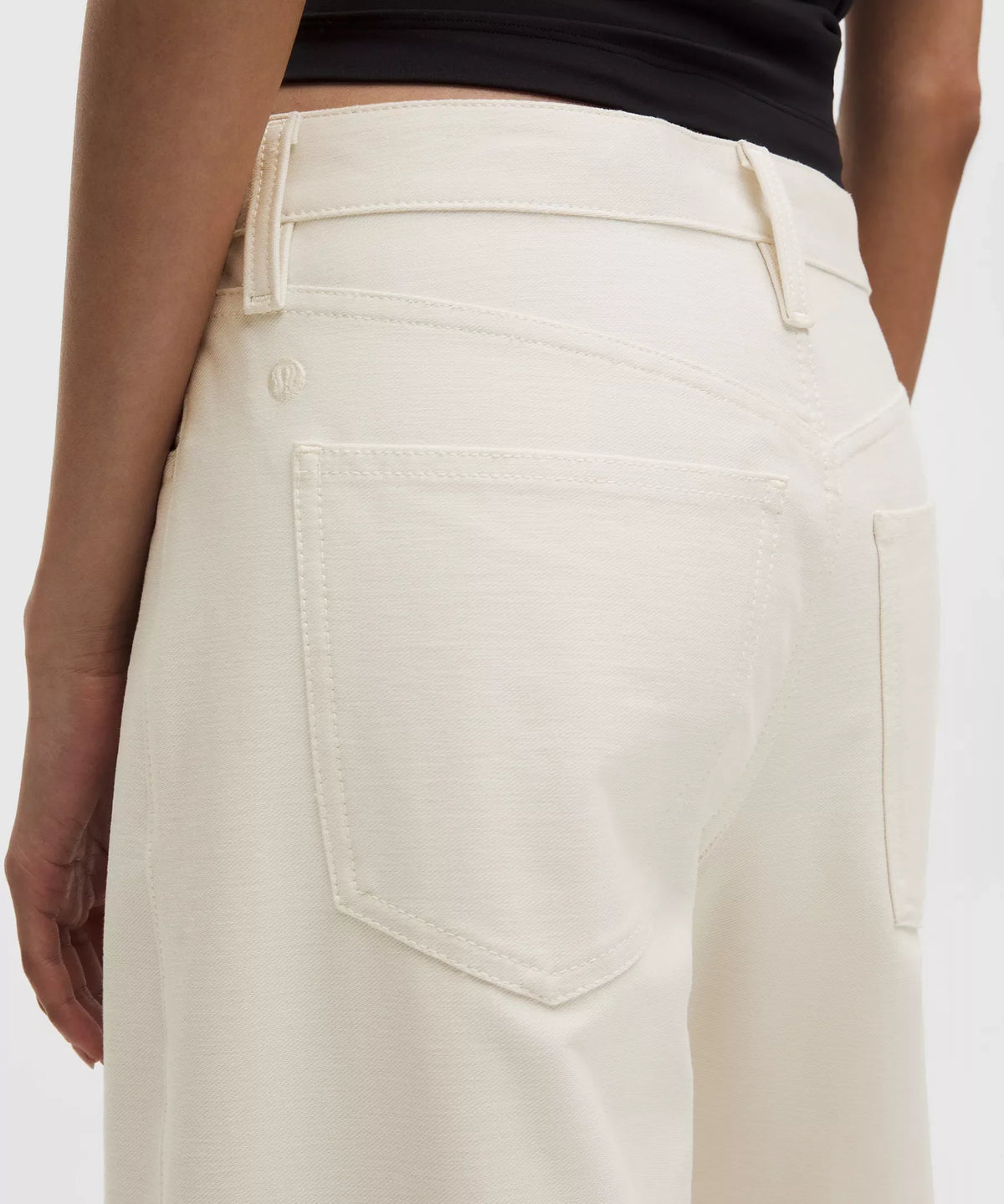 Pantalón de pierna ancha de tiro bajo