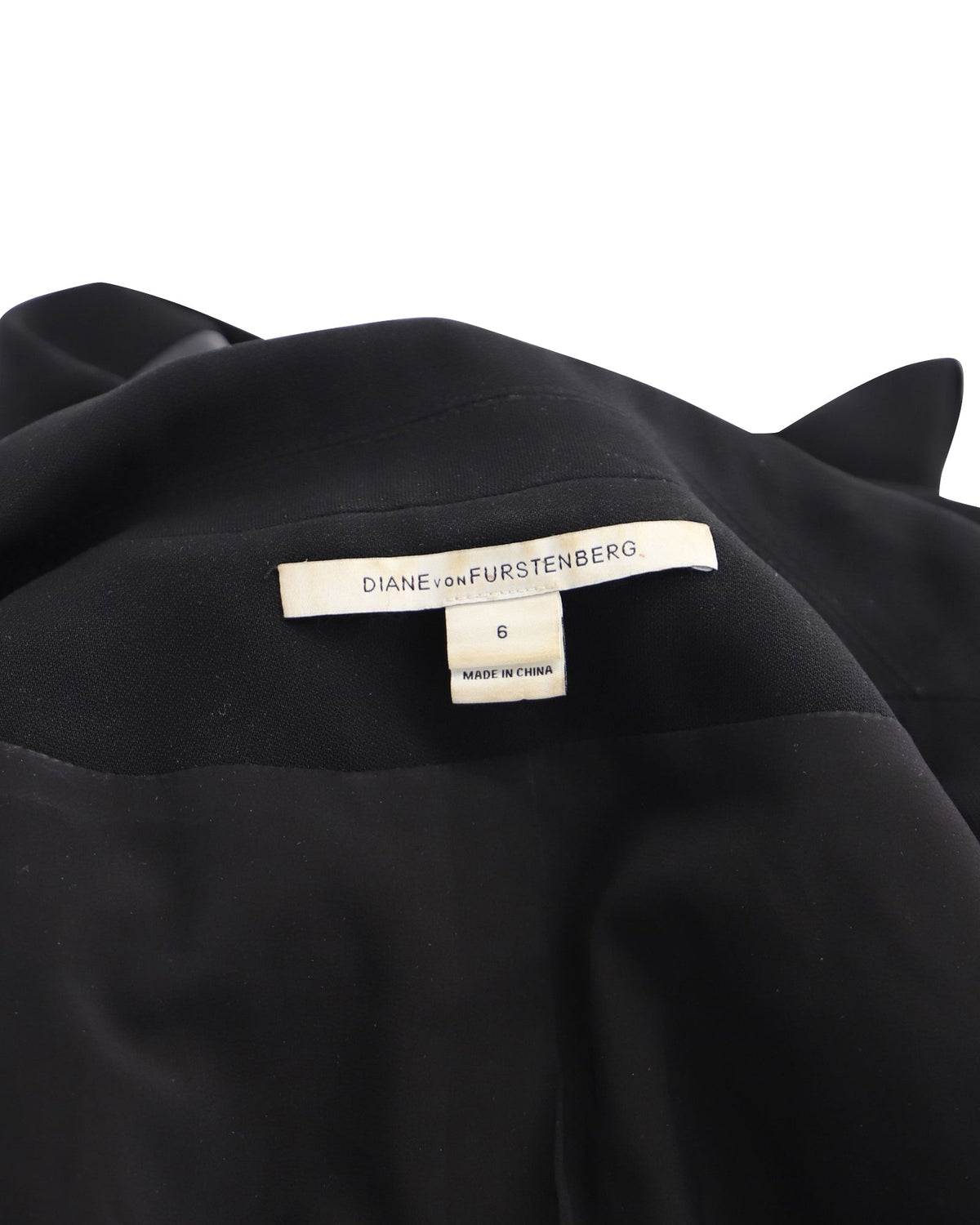 Blazer de cuero color negro