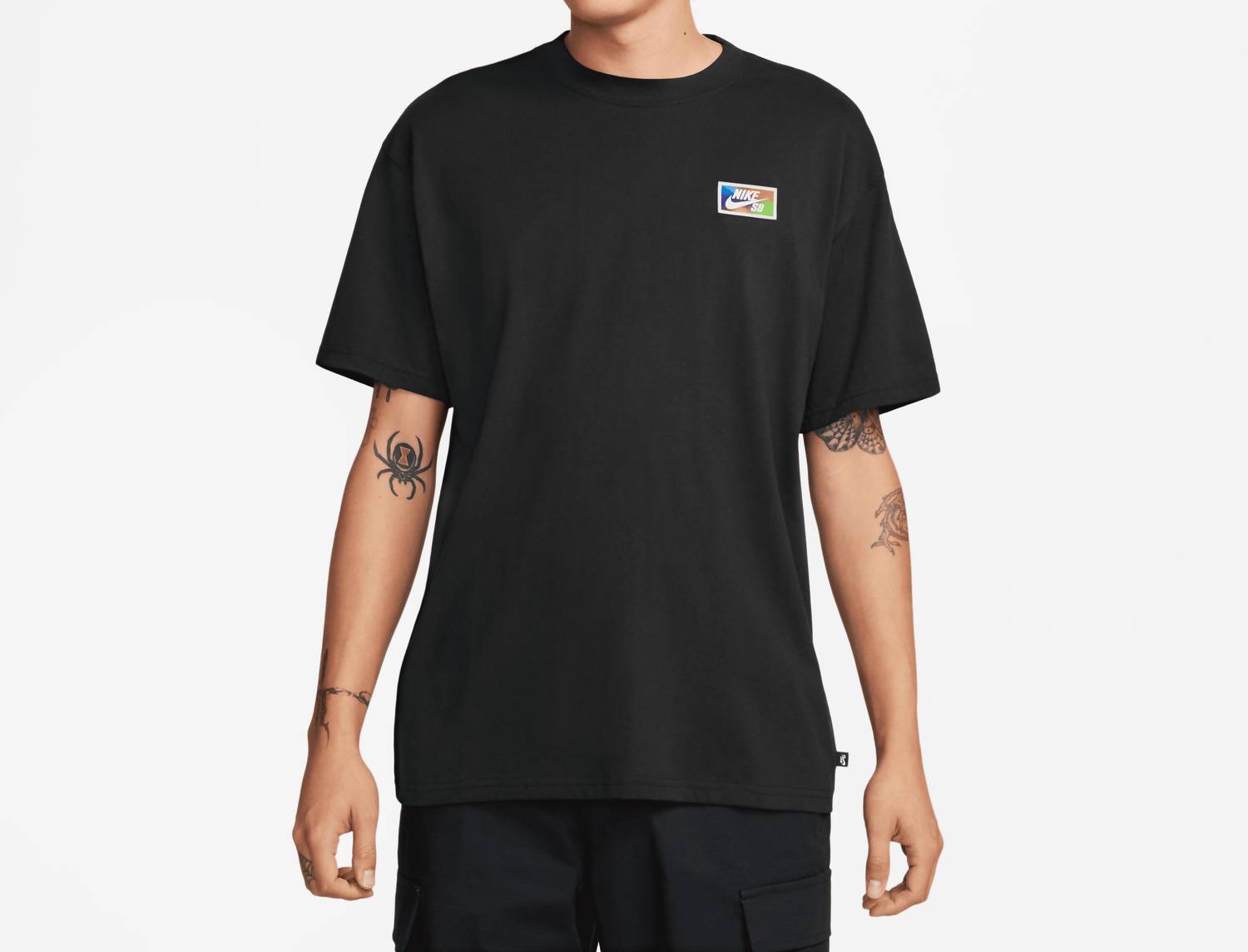 Camiseta color negro