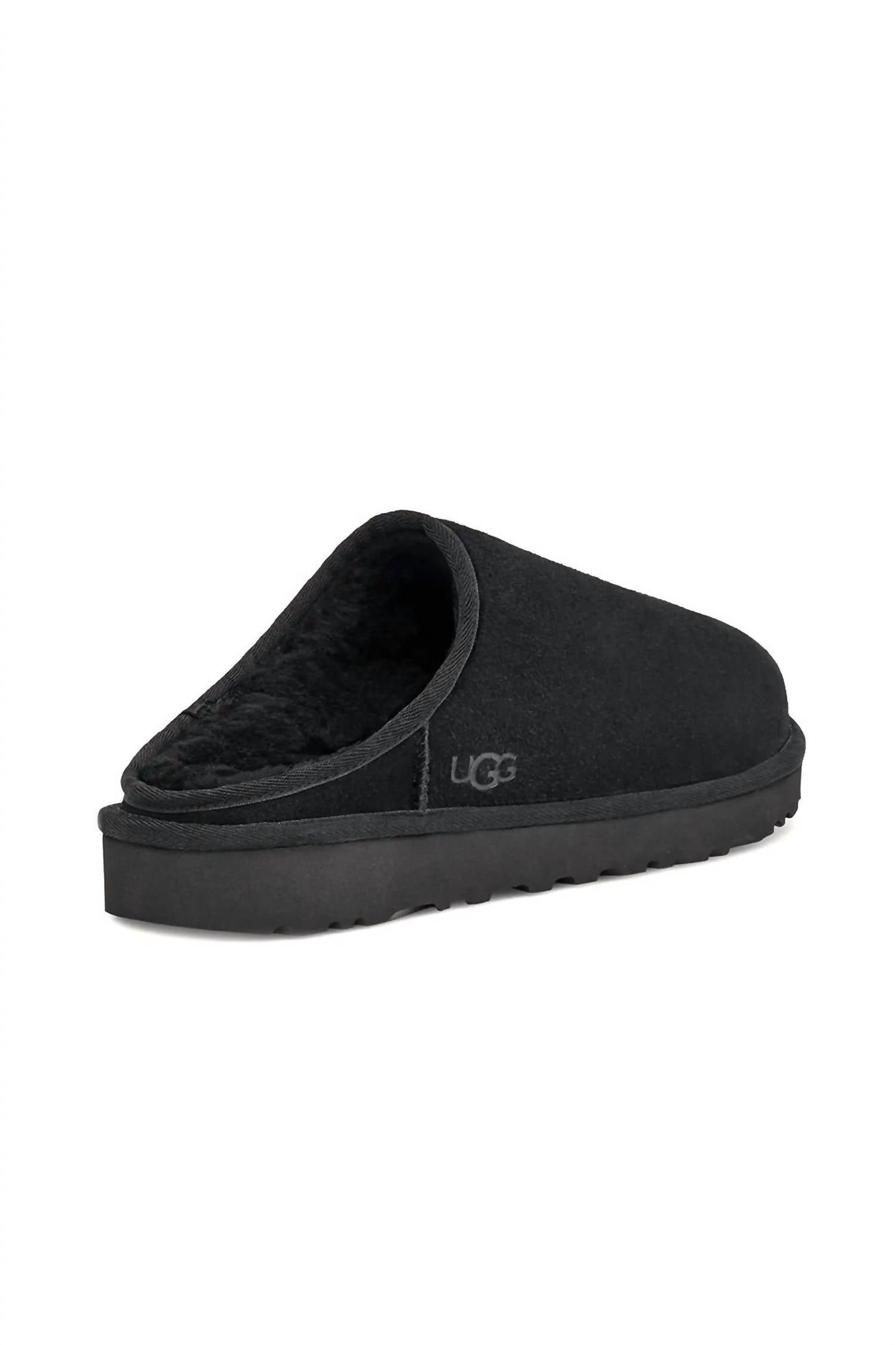 Pantuflas de hombre sin cordones color negro