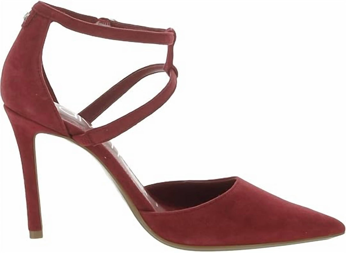 Tacones de mujer color rojo