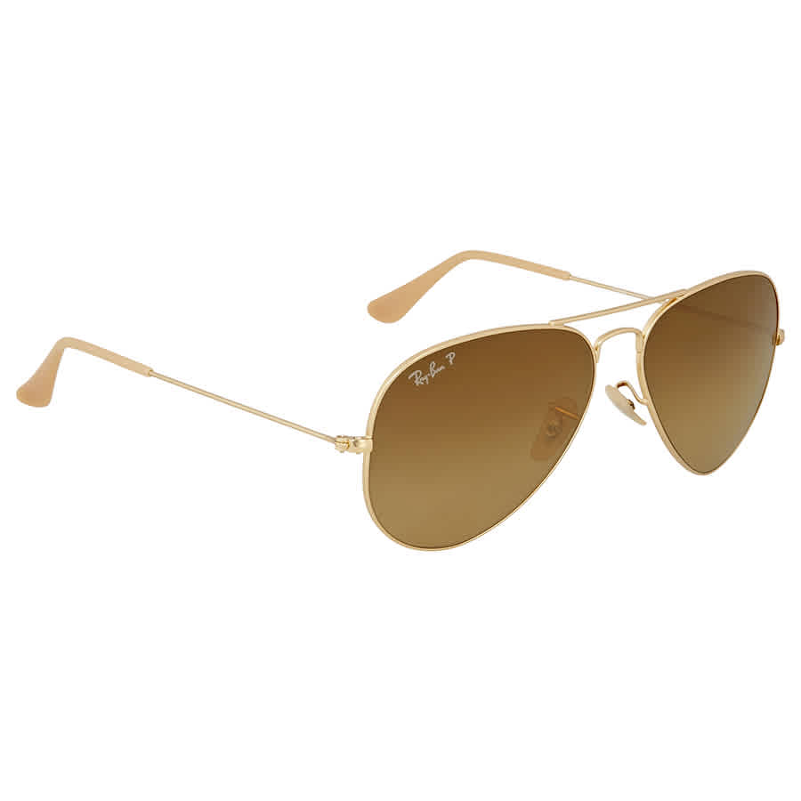 Gafas de sol unisex con lentes polarizados color café