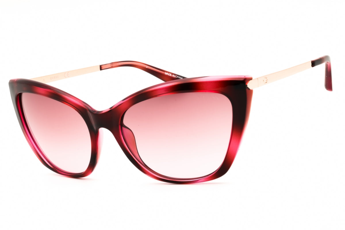 Gafas color rosado y vinotinto
