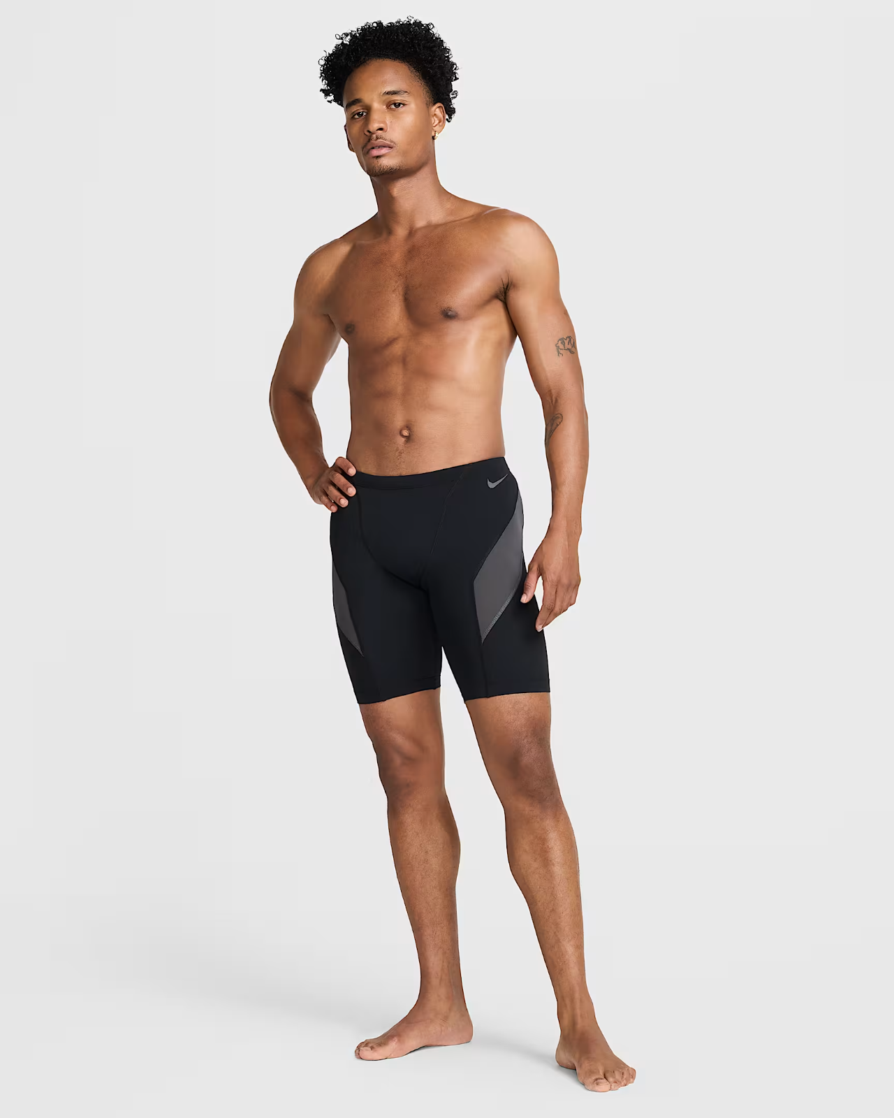 Vestido de baño de hombre color negro y gris