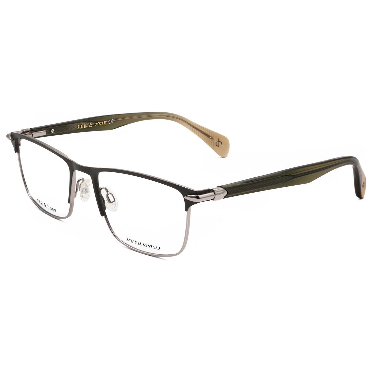 Montura para gafas de hombre 55 mm color gris