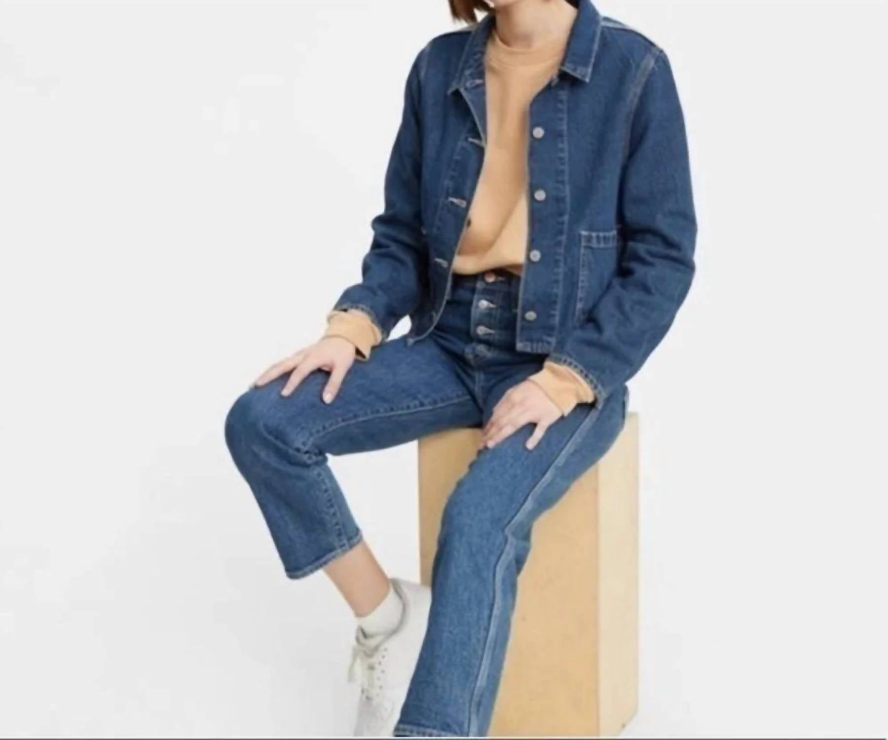 Jean color azul