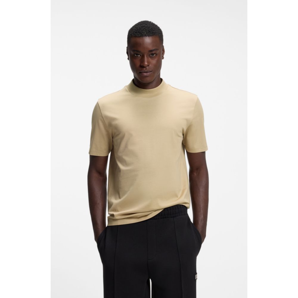 Camiseta de algodón de corte ajustado