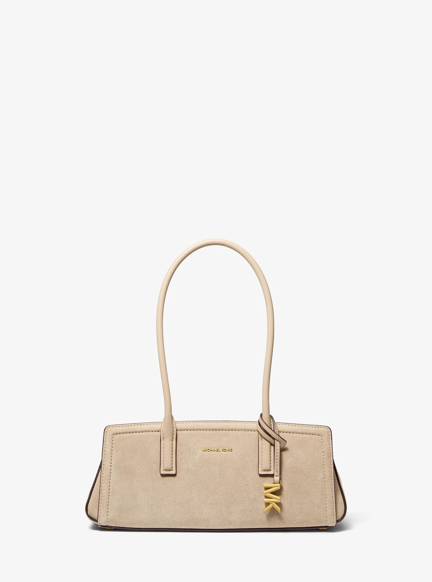 Bolso de hombro de gamuza