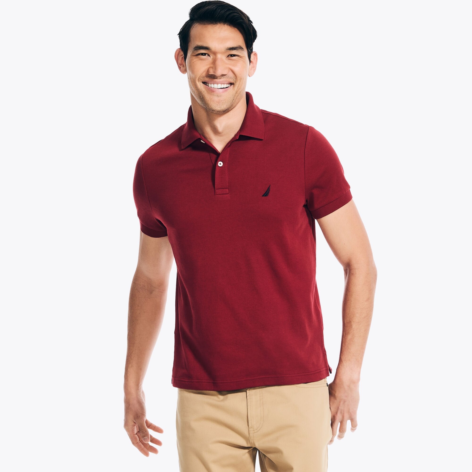 Polo de hombre de corte ajustado