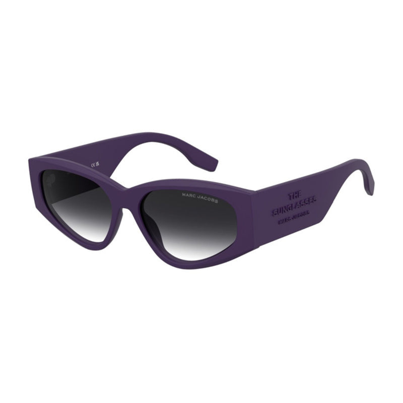 Gafas color gris oscuro y violeta