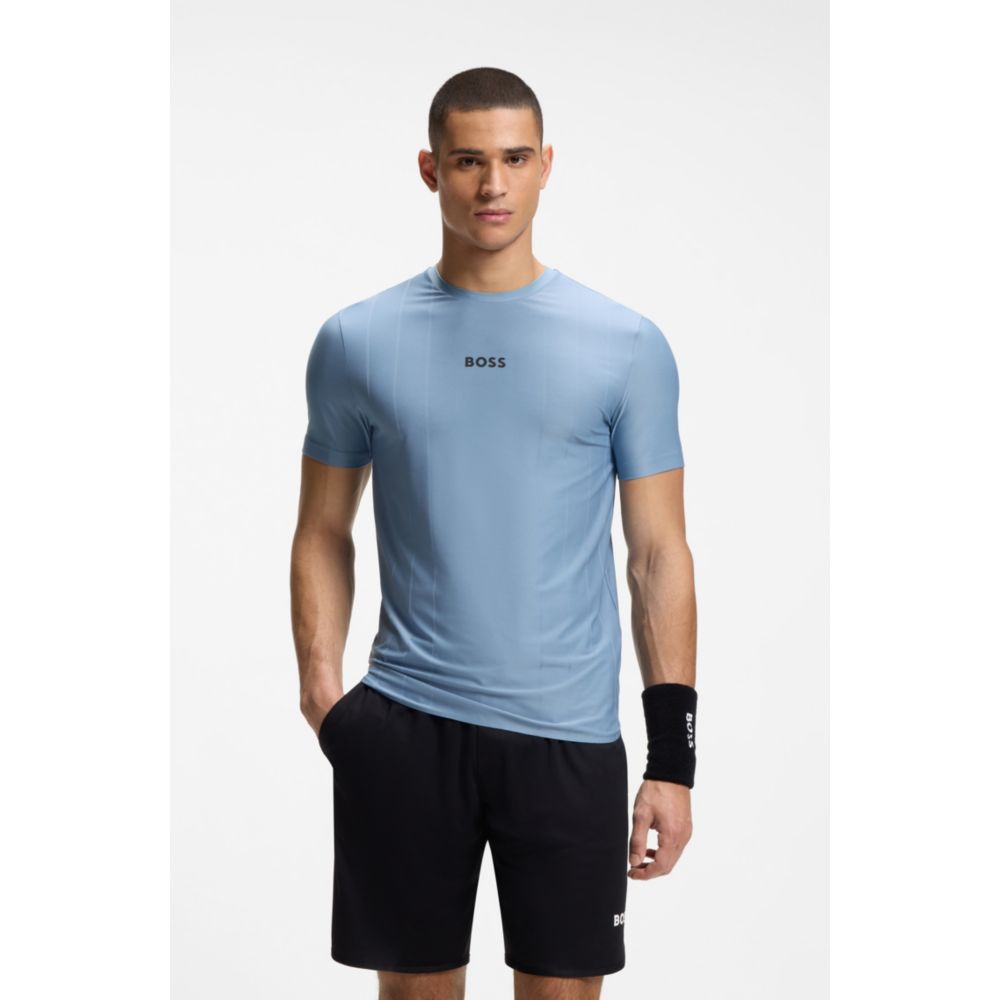 Camiseta de corte ajustado a rayas