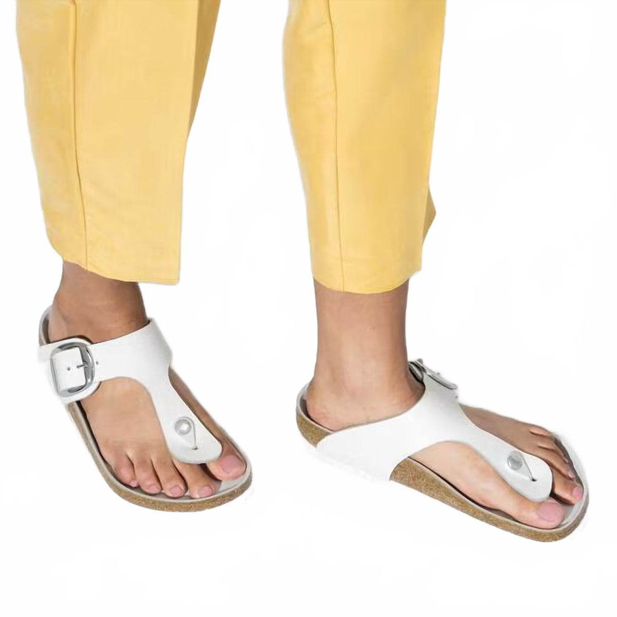 Sandalias de mujer color blanco