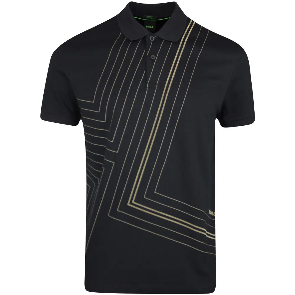 Polo de hombre de manga corta color negro